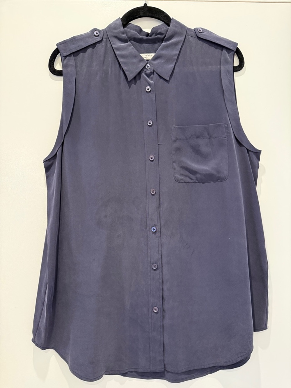 Equipment Sleeveless Silk Utility Blouse Theory Vince Joie L’Agence Quince